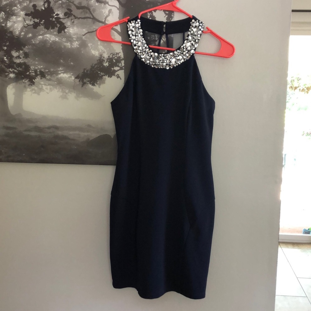 Navy homecoming/formal event dress